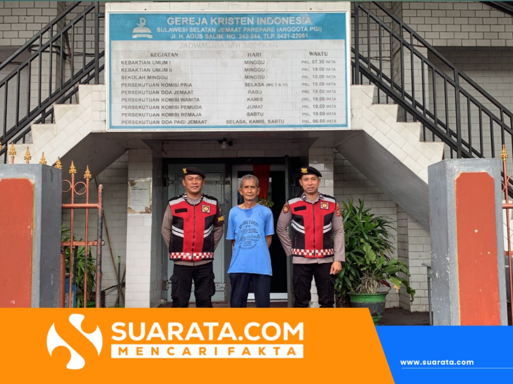 Patroli Dialogis Sat Samapta Polres Parepare Jelang Pergantian Tahun, Kawal Aktivitas Warga Pantau Rumah Ibadah
