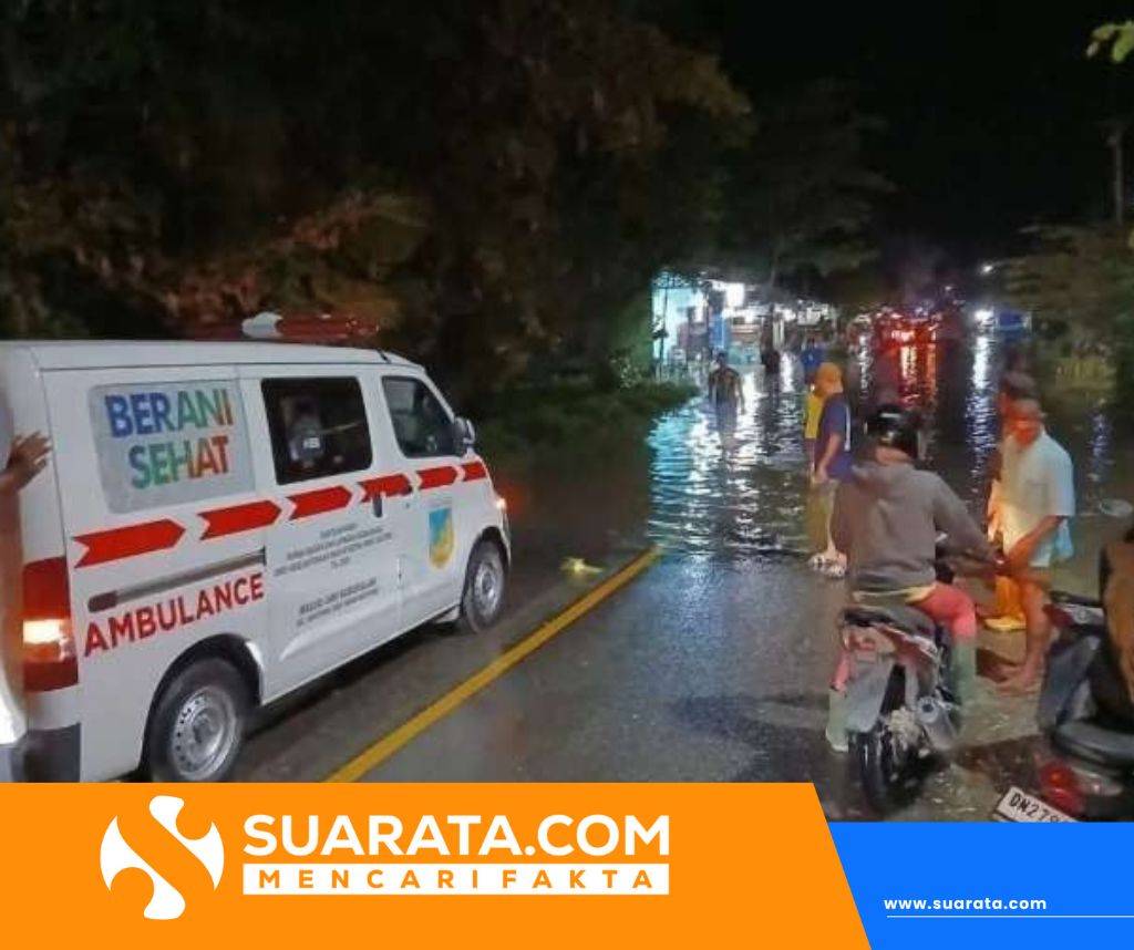 Tomini Diterjang Banjir Rob: Dua Desa Terendam, BPBD Sulteng Bergerak Cepat