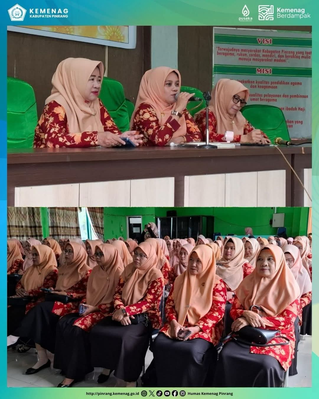 DWP Kemenag Pinrang Gaspol Program 2025, Ketua DWP Serukan Partisipasi Aktif Anggota
