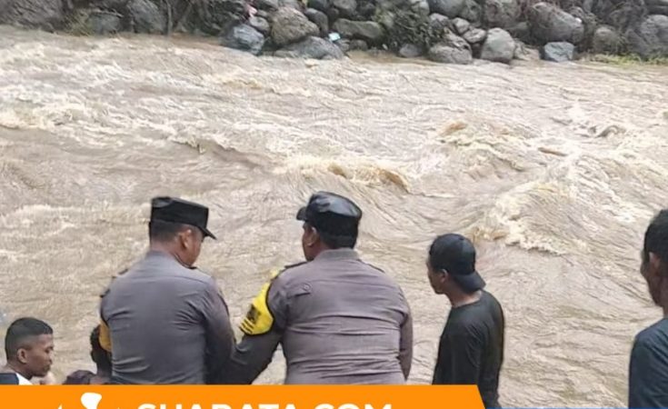 Polsek Polewali Intensifkan Monitoring Tempat Wisata Anreapi, Warga Dievakuasi Akibat Banjir
