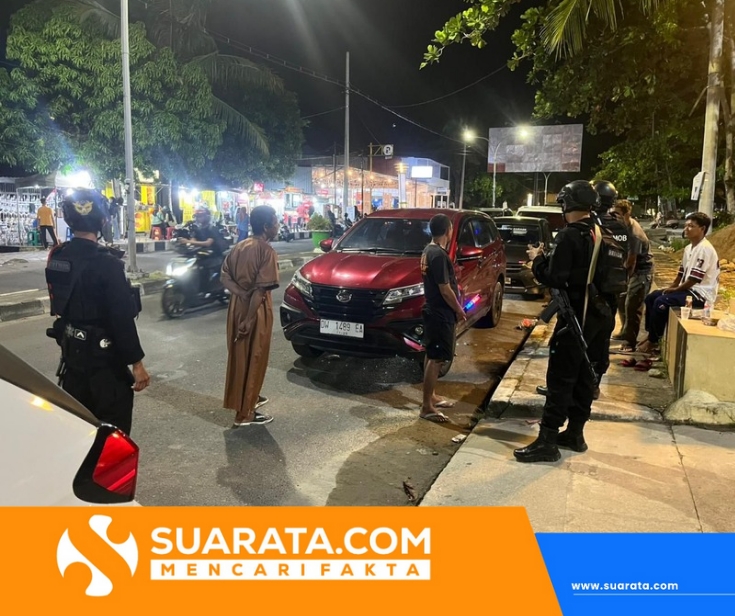 Batalyon B Pelopor Satuan Brimob Polda Sulsel Gelar Patroli Cipta Kondisi di Kota Parepare