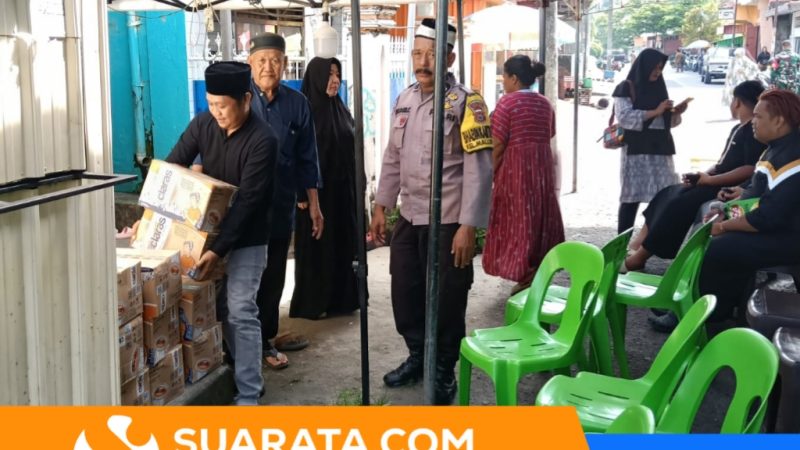 Kepedulian Polsek KPN, Berikan Bantuan Kepolisian Kepada Warga Berduka