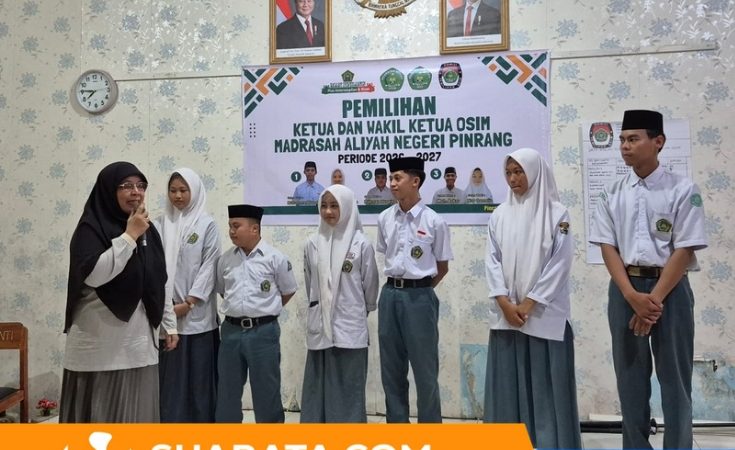 Paslon Nomor 3 Menang, Muhammad Askar S – Nurul Qamelia Pimpin OSIM MAN Pinrang Periode 2026–2027