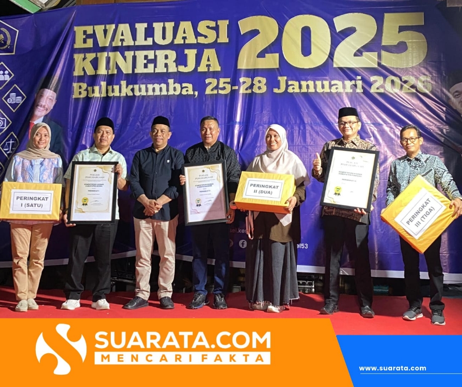 Kemenag Pinrang Raih Terbaik III Humas Award 2025 Tingkat Sulsel