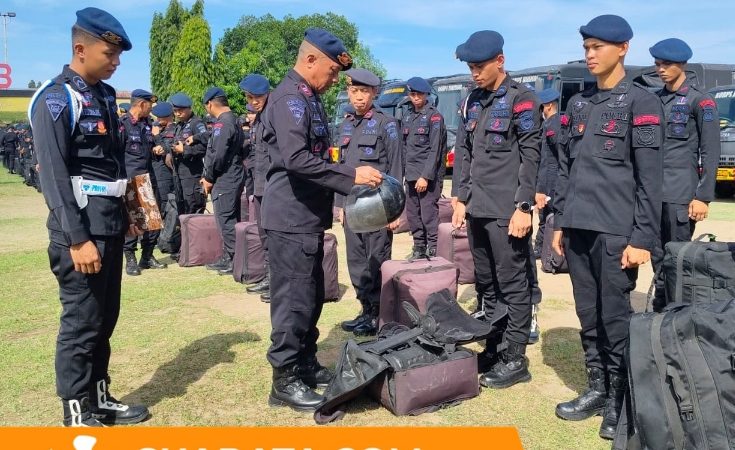 Batalyon B Pelopor Brimob Polda Sulsel Siap Amankan Laga PSM Makassar vs Semen Padang