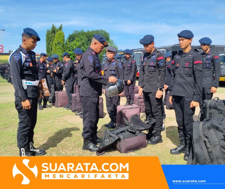 Batalyon B Pelopor Brimob Polda Sulsel Siap Amankan Laga PSM Makassar vs Semen Padang