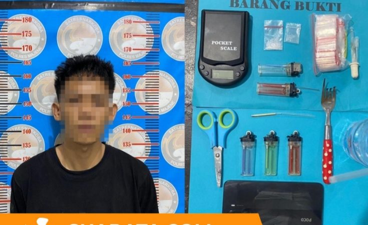 Penggerebekan Pagi Hari di Pamboang, Polisi Amankan Pengguna Sabu Asal Majene