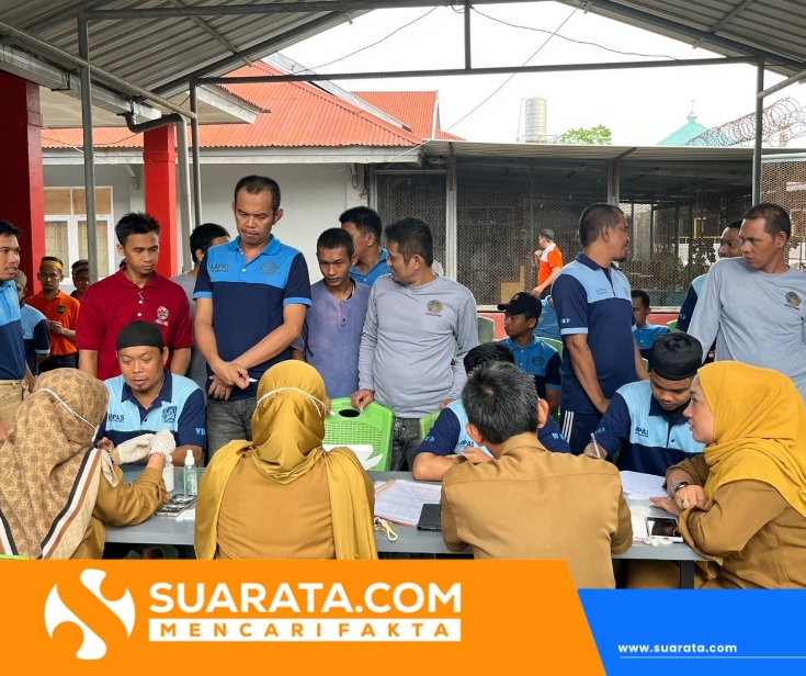 Lapas Parepare Laksanakan Mobile VCT HIV/AIDS dan Skrining TB bagi 200 WBP