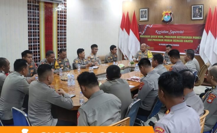 Supervisi Polda Sulbar di Polres Polman: Quick Wins Presisi hingga Swasembada Jagung Diperkuat