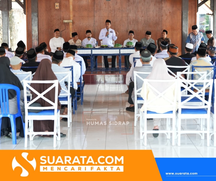 Bupati Sidrap Syaharuddin Alrif Lepas 68 Mubaligh Tim Dakwah Ramadhan 1447 H