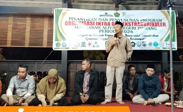 Kolaborasi Kunci Sukses Program, Pesan Tegas Kepala MAN Pinrang pada Pengurus 2026