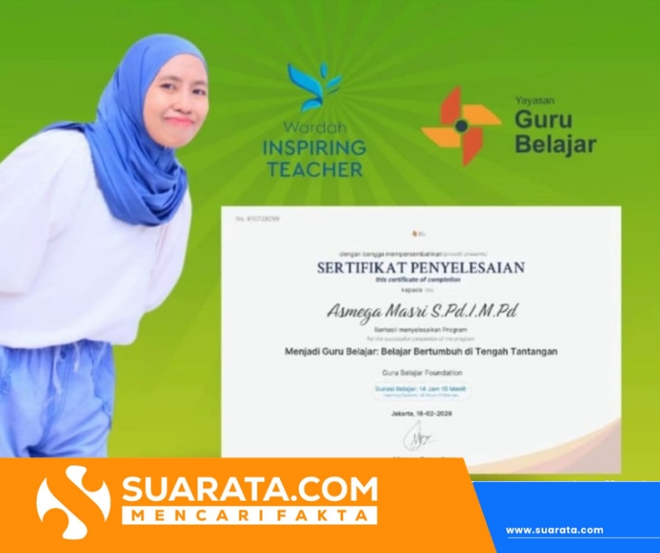 Asmega Masri, Guru MAN Pinrang, Lolos Program Wardah Inspiring Teacher (WIT).