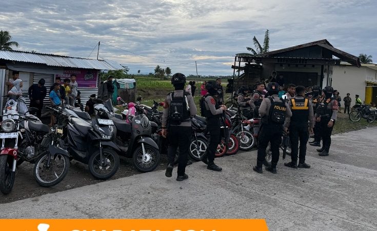 Polisi Bubarkan Balap Liar di Mapilli, 21 Motor Diamankan