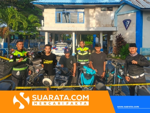 Patroli Pencegahan, Tim Anti Balap Liar Polres Parepare Amankan 4 Motor