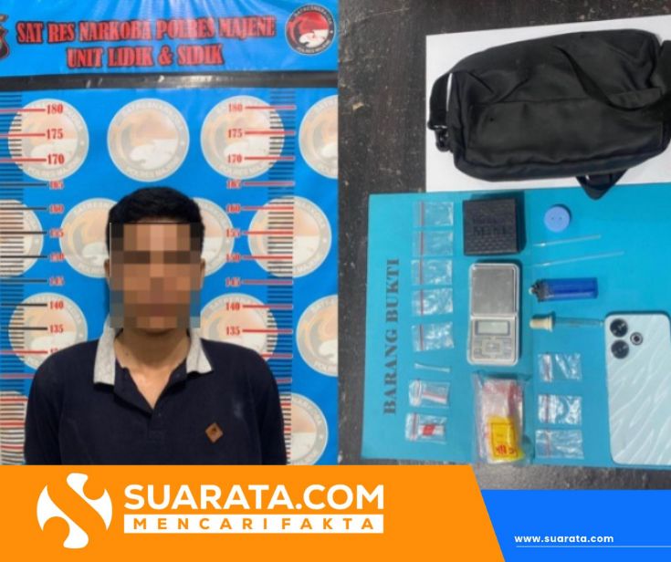 Sat Resnarkoba Polres Majene Bongkar Penyimpanan Sabu di Rumah Mertua Pelaku