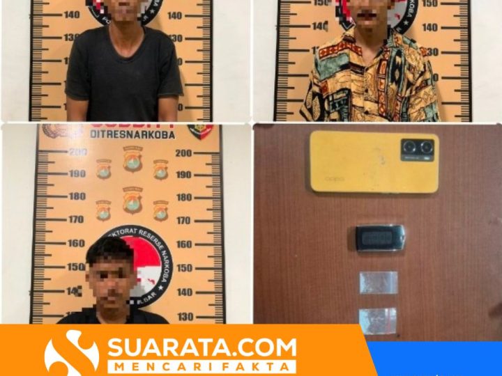 Ditnarkoba Polda Sulbar Ungkap Jaringan Narkoba, Tiga Terduga Diamankan