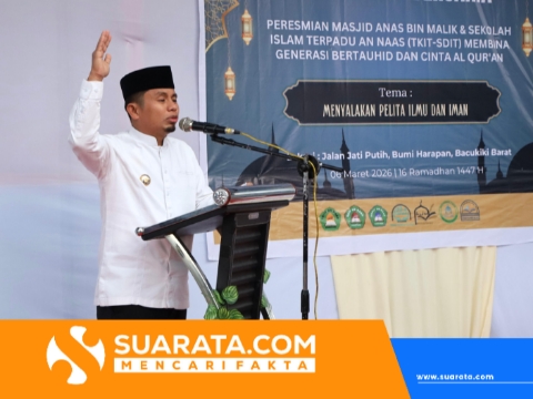 Resmikan Masjid Anas Bin Malik, Tasming Hamid: Jadikan Masjid Pusat Pembinaan Umat
