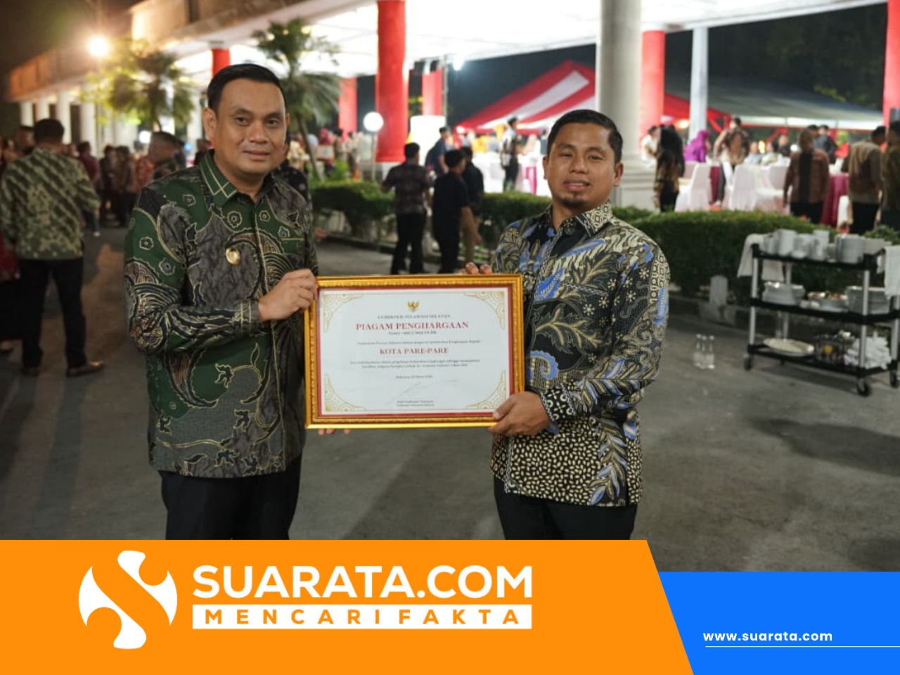 Raih Sertifikat Menuju Kota Bersih dan Turunkan Kemiskinan, Pemkot Parepare Diganjar Apresiasi Pemprov Sulsel