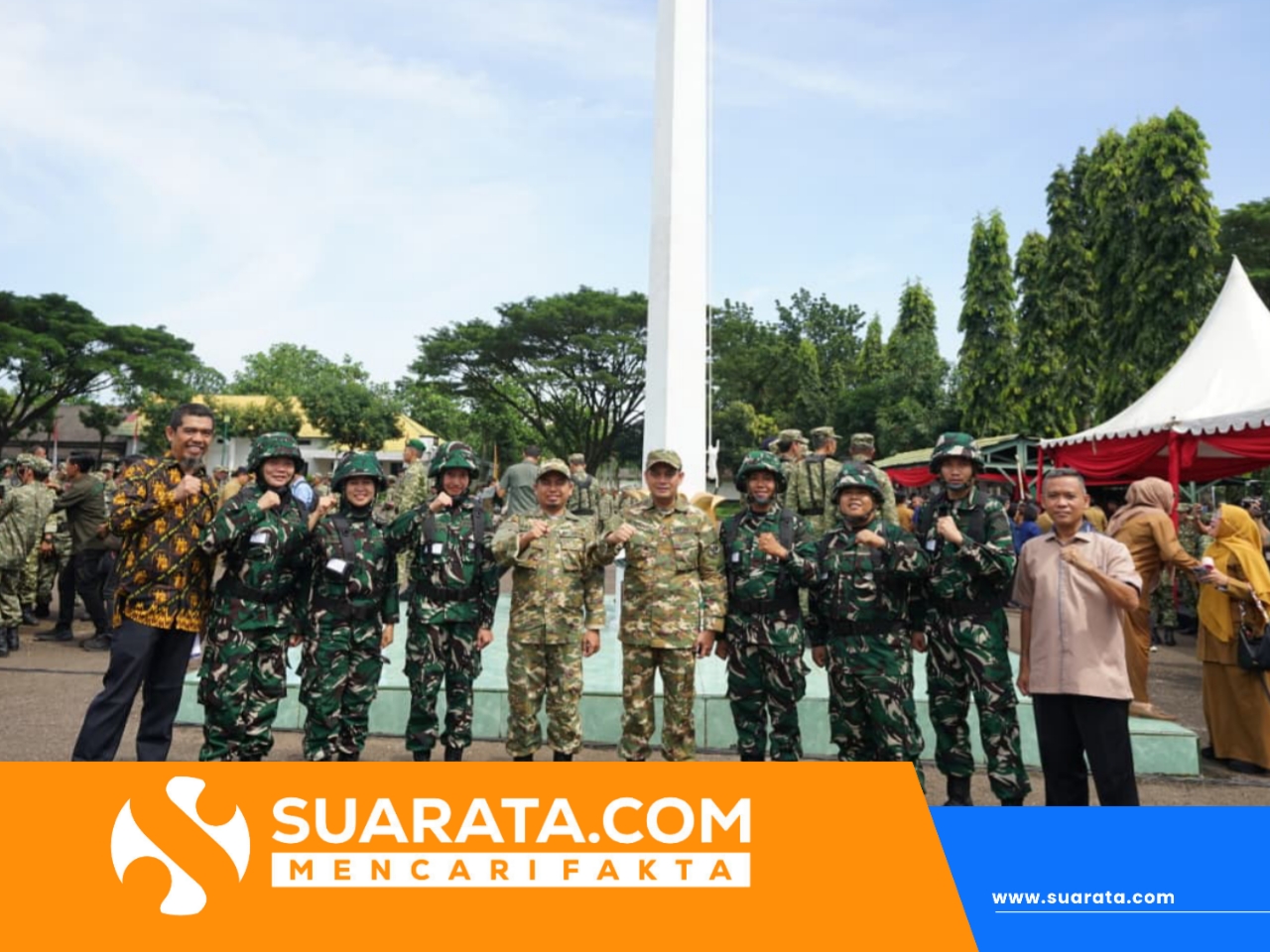 Tasming Hamid Hadiri Pembukaan Latsarmil Komcad di Gowa, Bukti Dukungan Pemkot Parepare pada Pertahanan Negara