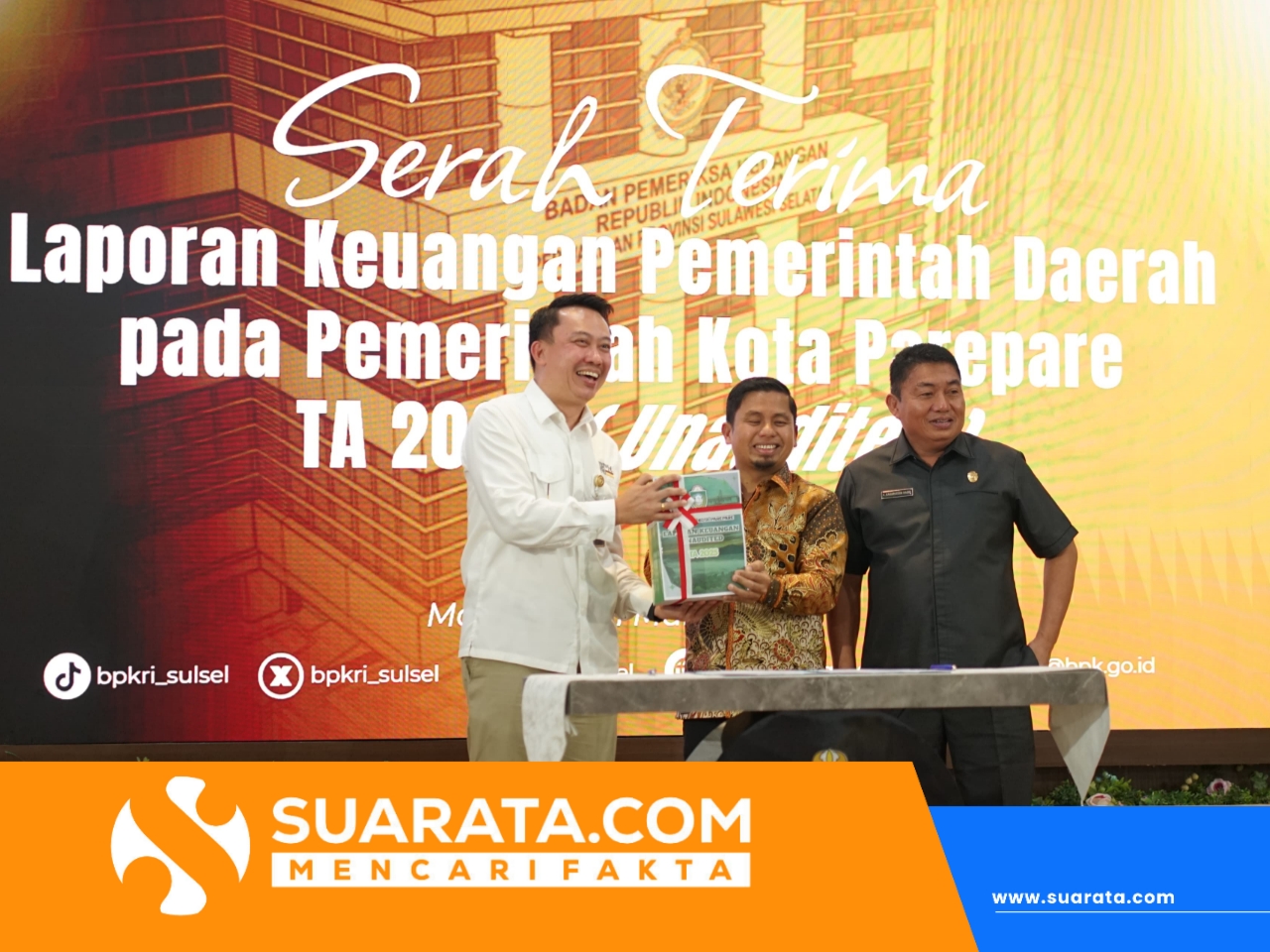 Tasming Hamid Serahkan LKPD 2025 ke BPK, Tegaskan Komitmen Tata Kelola Keuangan