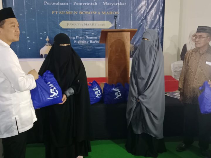 Gelar Buka Puasa dan Salurkan Sembako, PT Semen Bosowa Wujudkan Kepedulian dan Kebersamaan