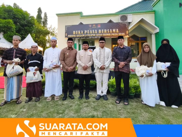 Brimob Parepare Buka Puasa Bersama 200 Anak Yatim, Doa untuk Negeri