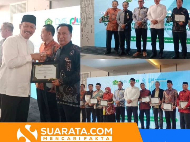 Kemenag Pinrang Raih Peringkat Dua EMIS Champion Sulsel 2025
