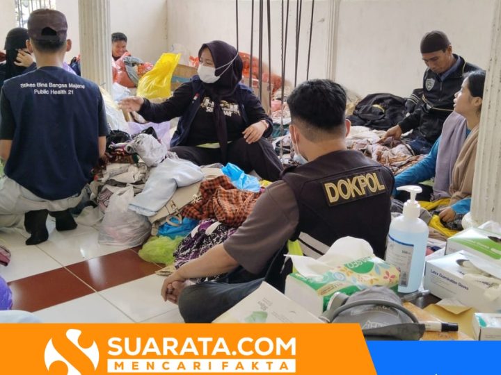 Bakti Sosial Sidokkes Polres Polman, Korban Kebakaran Dapat Layanan Kesehatan