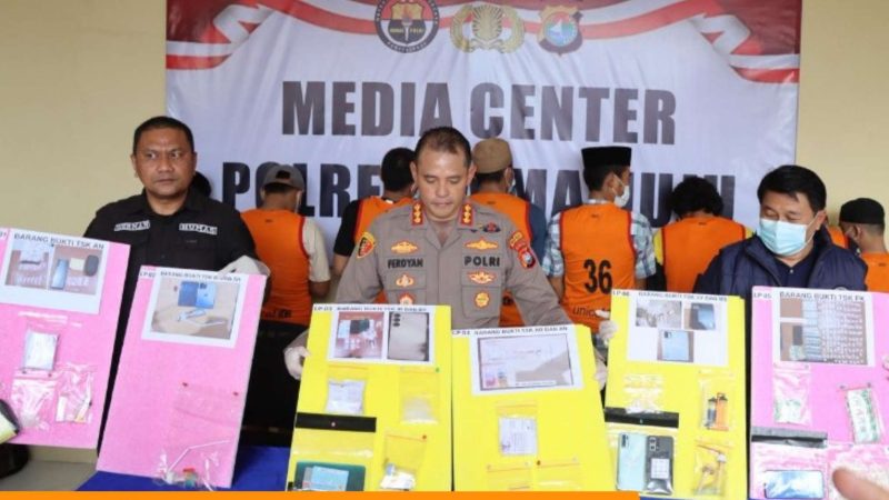 Polresta Mamuju Bongkar Peredaran Sabu dan Obat Berbahaya