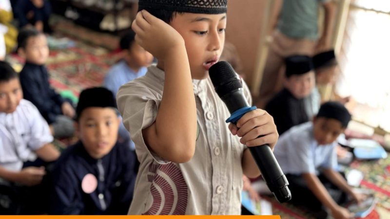 Shifan Rajab Evano Juara 3 Tahfidz Festival Ramadhan SD Terpadu Rama