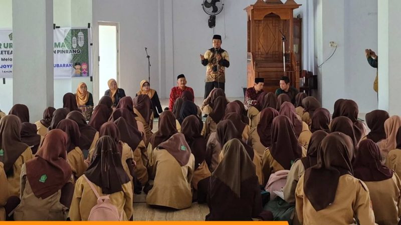 KUA Paleteang dan MAN Pinrang Gelar “The Most KUA: Joyful Ramadhan Mubarak”, Bekali Siswa Pemahaman Kesiapan Berumah Tangga