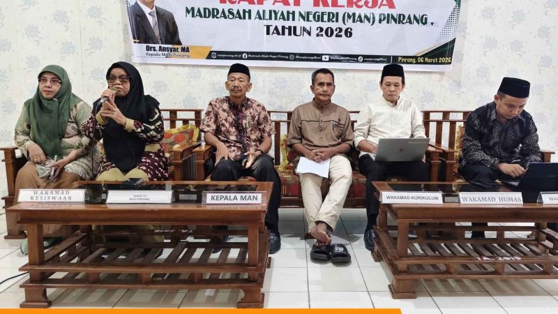 MAN Pinrang Gelar Rapat Kerja Tahun 2026: Susun Strategi Majukan Pendidikan Madrasah