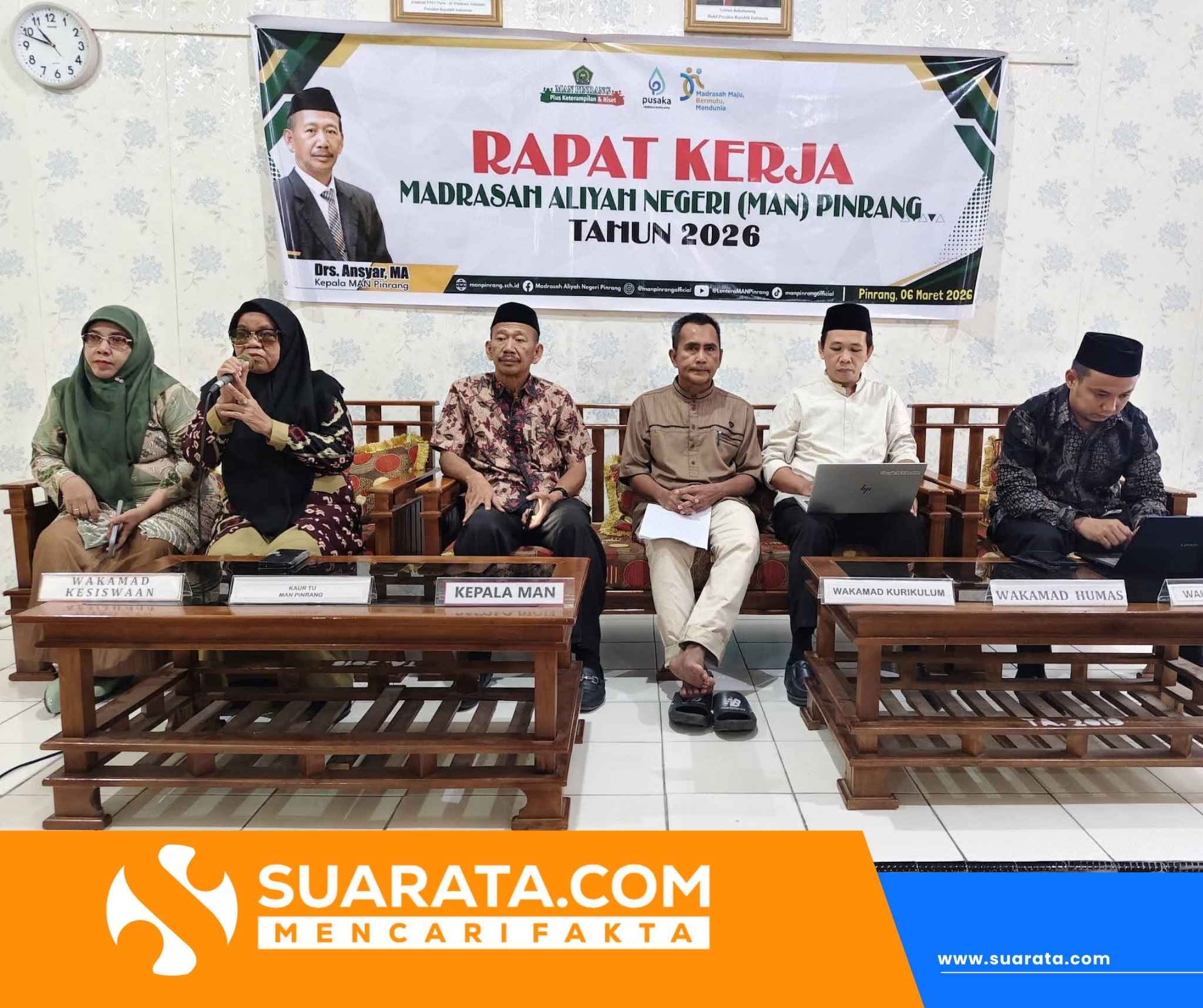 MAN Pinrang Gelar Rapat Kerja Tahun 2026: Susun Strategi Majukan Pendidikan Madrasah