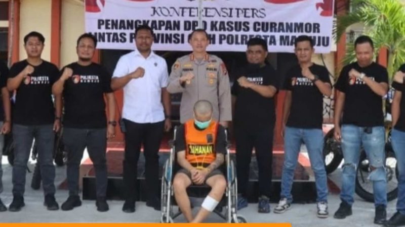 Polresta Mamuju Bekuk Otak Sindikat Curanmor Trail, Motor Curian Capai 27 Unit