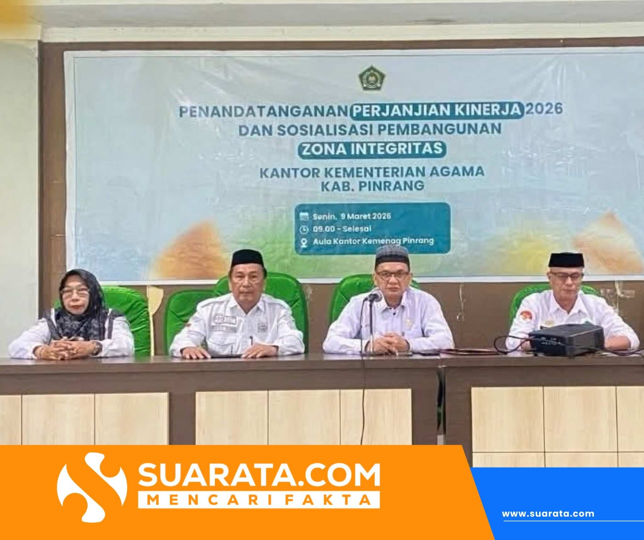 Kemenag Pinrang Sosialisasikan Perjanjian Kinerja 2026