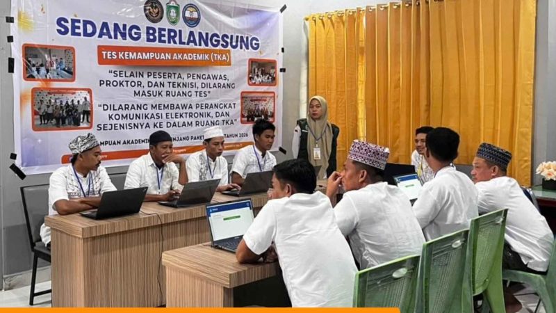 Warga Binaan Lapas Parepare Ikuti Simulasi Tes Kemampuan Akademik (TKA) Secara Online