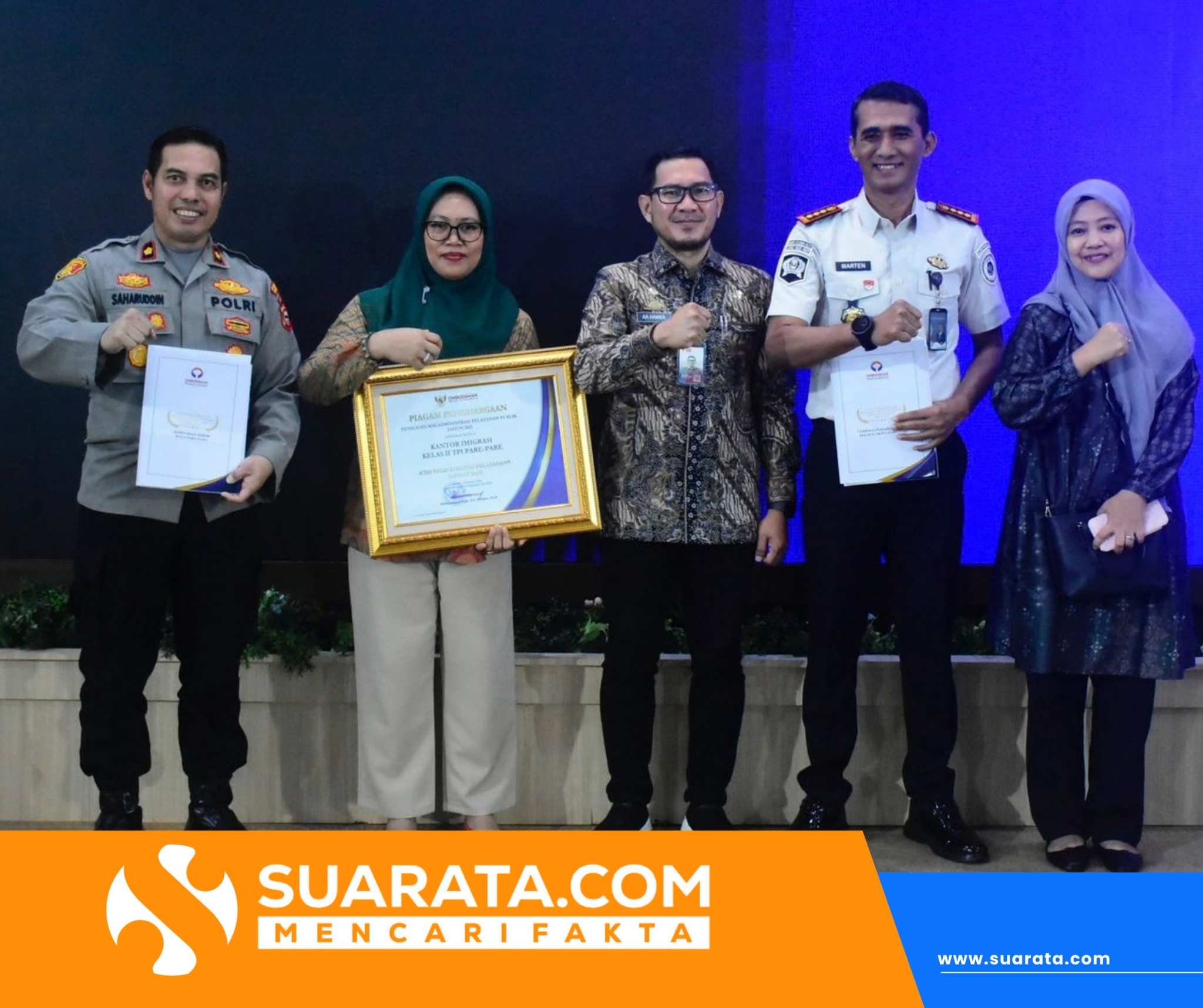 Lapas Parepare Raih Predikat Kualitas “Baik” dalam Penilaian Maladministrasi Pelayanan Publik Tahun 2025