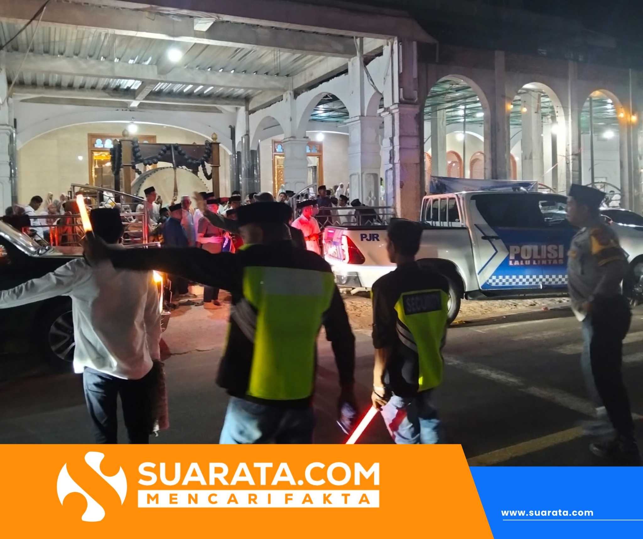 Kapolsek Campalagian Pimpin Pengamanan Safari Ramadhan Gubernur Sulbar di Lapeo