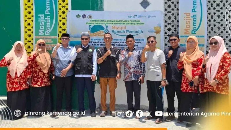 Masjid Jadi Rest Area Gratis, Kemenag Pinrang Siapkan 10 Titik Pemudik
