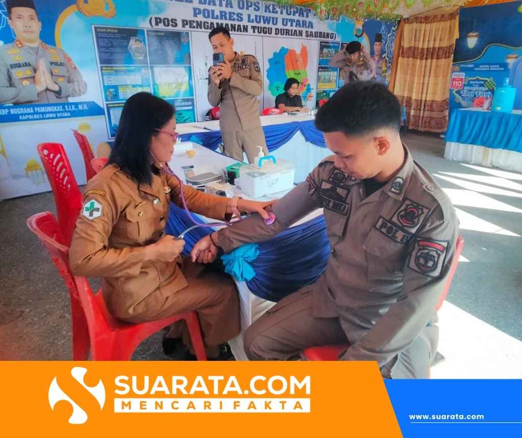 Dinkes Luwu Utara Siagakan 18 Personel Medis di Seluruh Posko Operasi Ketupat 2026