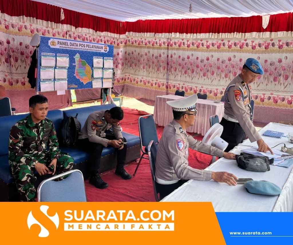 Satgas Propam Cek Kehadiran Personel di Wonomulyo Di Posko Pelayanan Ops Ketupat Marano 2026