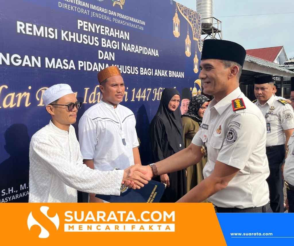 Lapas Parepare Laksanakan Shalat Idul Fitri 1447 H dan Serahkan Remisi Khusus kepada 320 WBP