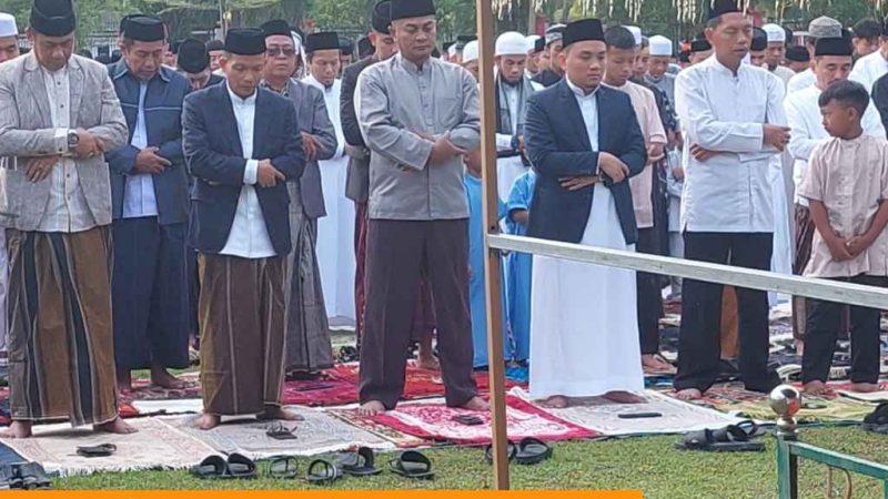 Kapolres Polman Bersama Forkopimda Gelar Sholat Idul Fitri 1447 H di Lapangan Pancasila