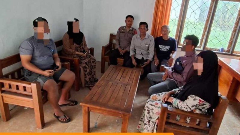 Nyaris Konflik Antar Dusun, Polisi dan Kades Bumiayu Lakukan Mediasi