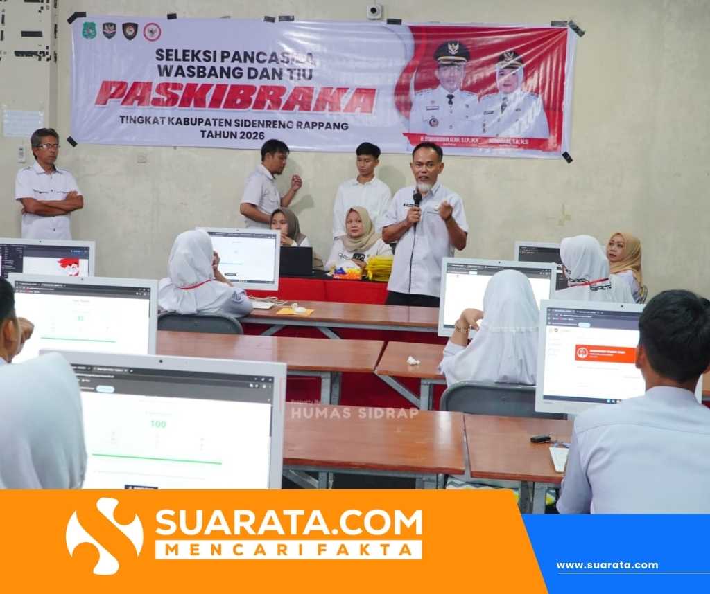 Rangkaian Seleksi Paskibraka Sidrap 2026 Dimulai, 86 Peserta Ikuti Tes