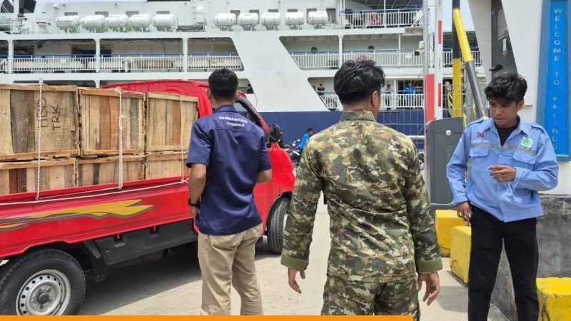 Pam Angkutan Laut Lebaran, TNI AL Pinrang Siaga di Pelabuhan Nusantara Parepare