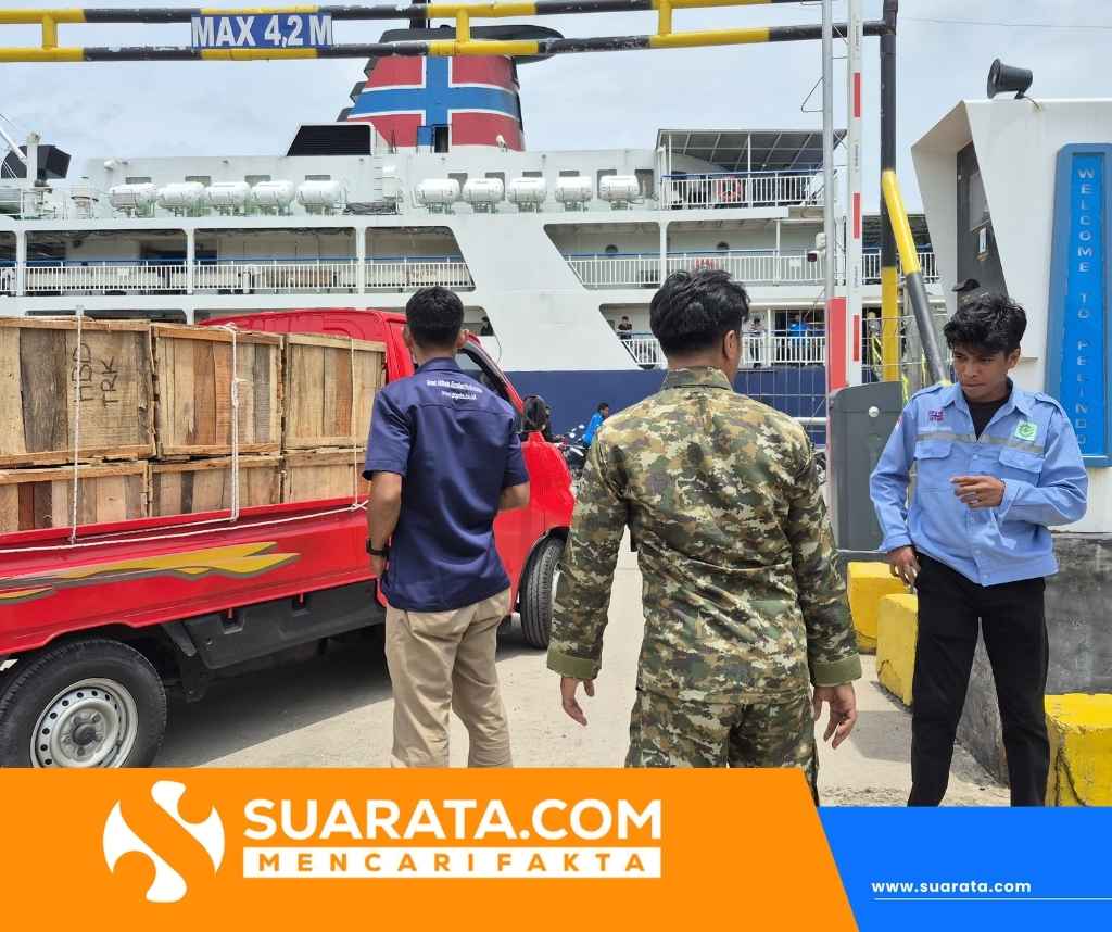 Pam Angkutan Laut Lebaran, TNI AL Pinrang Siaga di Pelabuhan Nusantara Parepare