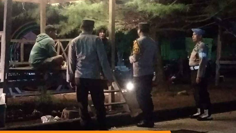 Patroli Cipta Kondisi Polsek Ujung, Dukung Penerapan KRYD Antisipasi Gangguan Kamtibmas di Malam Hari