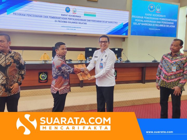 Komitmen Perangi Narkotika, Wali Kota Parepare Hadiri Rakor P4GN di Makassar