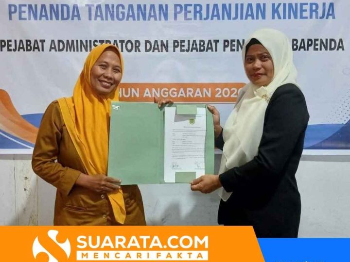 Pertegas Komitmen Kerja, Bapenda Luwu Utara Lakukan Penandatanganan Perjanjian Kinerja